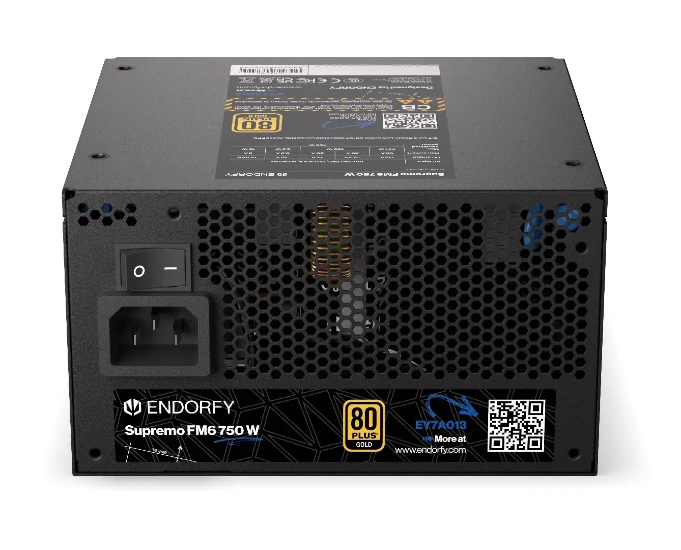 Захранващ блок Endorfy Supremo FM6 750W 80+ Gold, PCIe 5.1 - Fully Modular - image 7