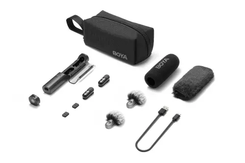 Sistem de microfoane wireless All-in-One BOYA MAGIC 05 - 18