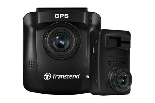 Камера-видеорегистратор, Transcend 64Gx2, Dual Camera Dashcam, Dual 1440P, GPS