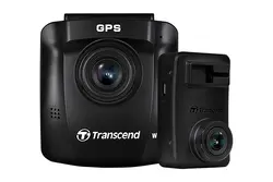 Камера-видеорегистратор, Transcend 64Gx2, Dual Camera Dashcam, Dual 1440P, GPS