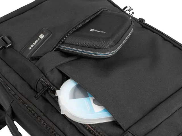 Раница, Natec Laptop Backpack Camel Lite 15.6" 19 L Black - image 15