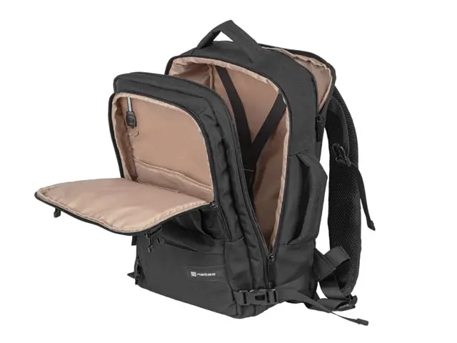 Раница, Natec Laptop Backpack Camel Lite 15.6" 19 L Black - image 8