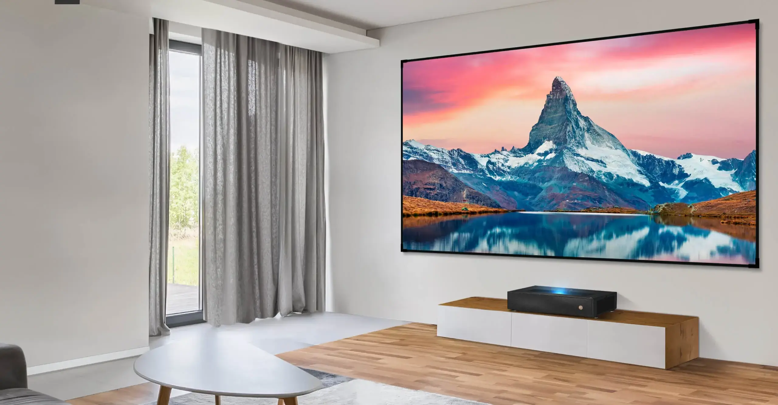 4LED RGB лазерен smart проектор BenQ v5010i, 2500lm, 4K, HDR10+, 2500000:1, 98% DCI-P3, 100% Rec. 709, WiFi, Bluetooth, AirPlay, Google Cast, Netflix - image 2
