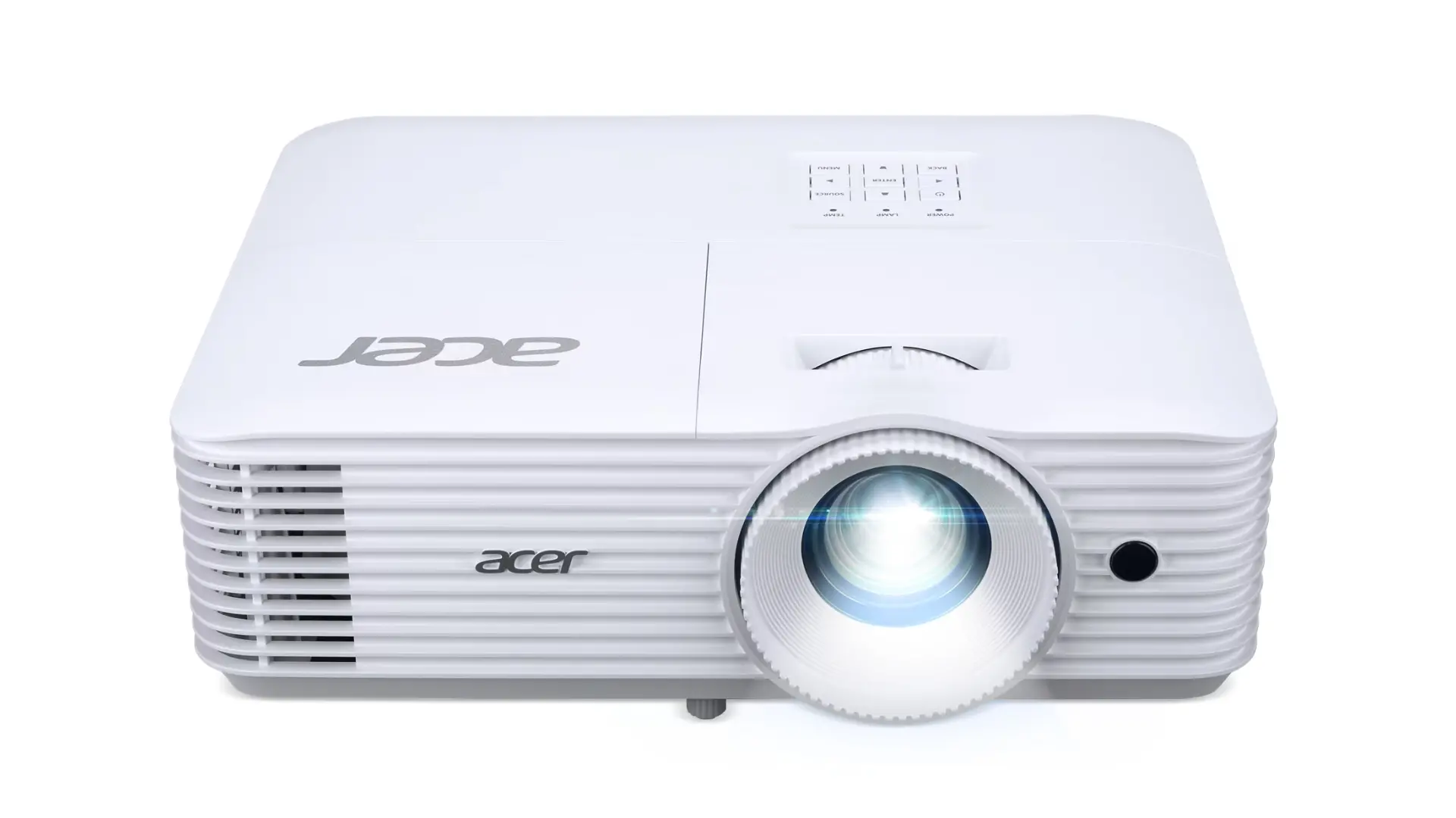 Мултимедиен проектор, Acer Projector P5550, DLP, FHD (1920x1080), 5200 ANSI Lumens, 15 000:1, 1.3x, RJ45, HDMI 2x1.4, DC Out (5V/1.5A, USB-A), RS232, Speaker 10W, Bluelight Shield, Bag, 2.75kg, 3Y, White - image 1
