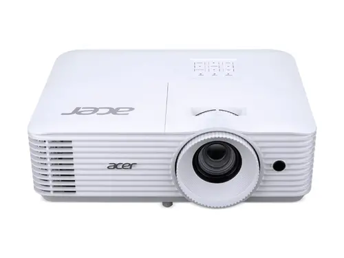 Мултимедиен проектор, Acer Projector P5550, DLP, Full HD (1920x1080), 5200 ANSI Lumens, 18,000:1 Dynamic Black, 1.3X Zoom, LAN RJ45, 2x HDMI (1.4b), DC Out (5V/1.5A, USB-A), RS232, Speaker 10W, Bluelight Shield, 2.75 kg, Bag, 3Y, White - image 1