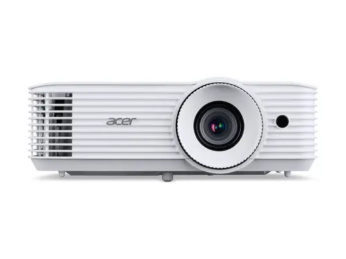 Мултимедиен проектор, Acer Projector P5550, DLP, Full HD (1920x1080), 5200 ANSI Lumens, 18,000:1 Dynamic Black, 1.3X Zoom, LAN RJ45, 2x HDMI (1.4b), DC Out (5V/1.5A, USB-A), RS232, Speaker 10W, Bluelight Shield, 2.75 kg, Bag, 3Y, White