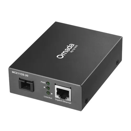 Μετατροπέας TP-LINK MC211CS-20, 1GbE RJ45 σε Gigabit SM SC, Rx1310/Tx1550nm 20km