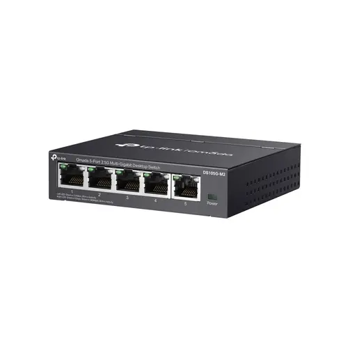 Комутатор TP-Link DS105G-M2, Omada 5-порта 2.5G Multi-Gigabit Desktop - image 2