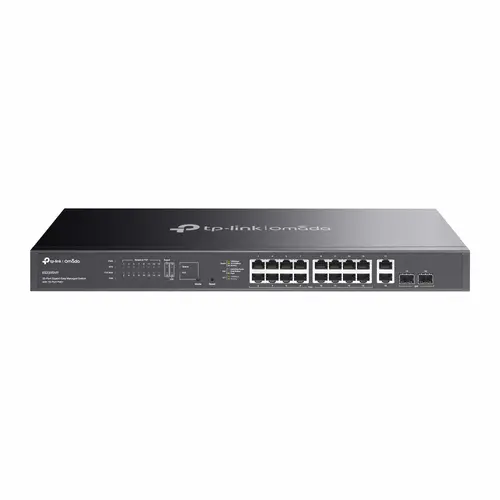 Комутатор TP-LINK ES220GMP, 16xGb PoE+ 802.3at/af,2x Gb.RJ45 port,2xGb.SFP