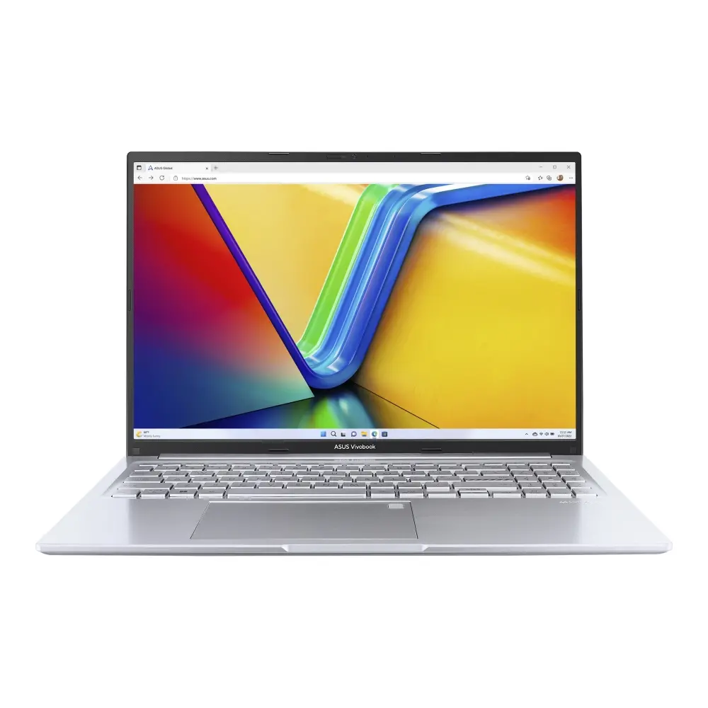 Лаптоп, Asus Vivobook X1605VA-SH2192, Intel i5-13420H 2.1 GHz (12MB Cache, up to 4.6 GHz, 8 cores, 12 Threads)),16.0 OLED WUXGA(WU) 1920X1200 16:10 Bend+300nits Glare ,16GB DDR4, SSD 1 TB M2 ssd, No OS, Cool Silver