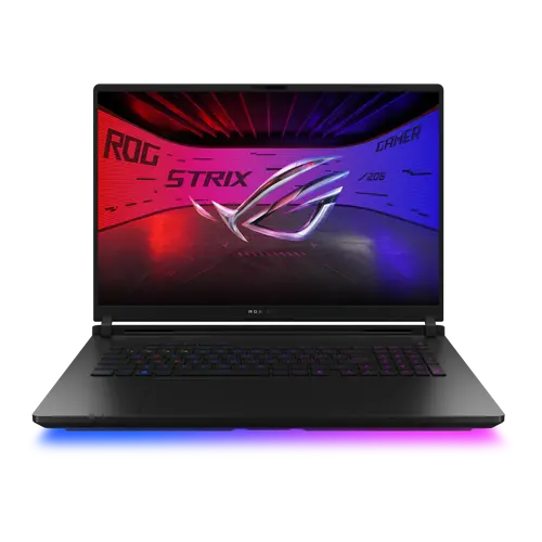 Лаптоп, Asus Strix G18 G835LX-SA124X, INTEL ARL HX Ultra 9, 18.0  WQXGA (2560X1600)16:10,Bend+1200nits (HDR)(2000 zone,AG, 240 Hz,DDR5 64GB ( 32GB DDR5-5600 SO-DIMM *2 ) ,2TB G4, RTX5090  24GB,Wi-Fi 7 ,Backlit Keyboard Per-Key RGB, Windows 11 Pro,Off Black