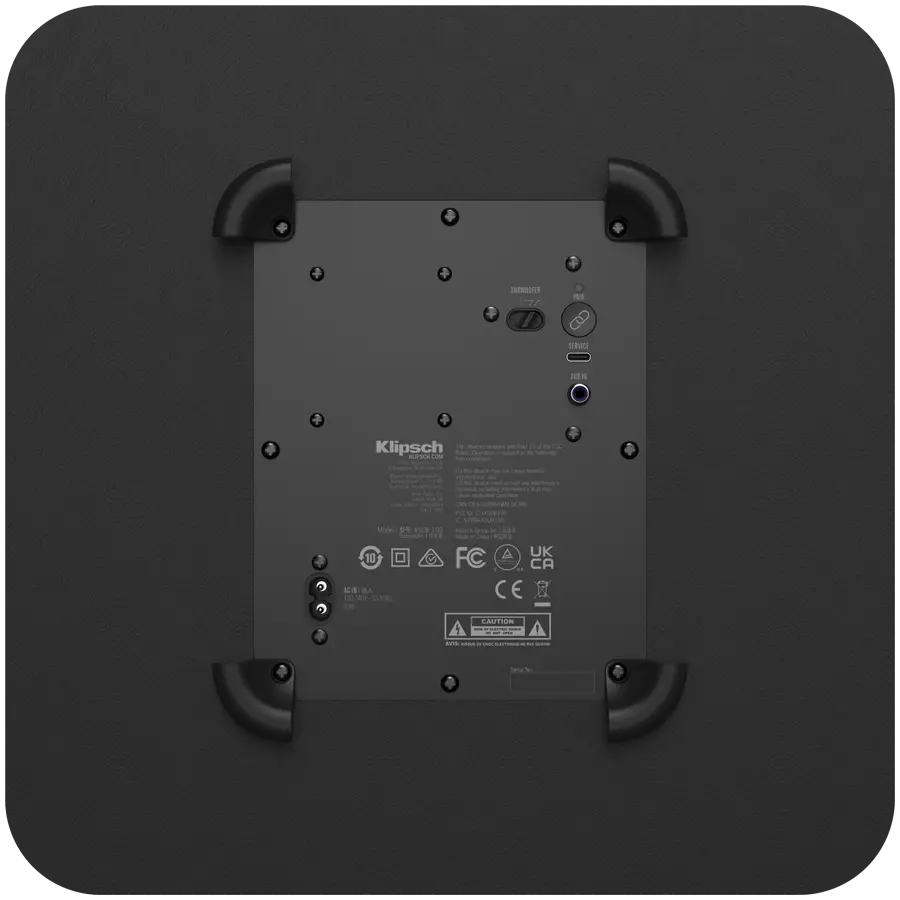 Klipsch Flexus SUB 100 Subwoofer 10'', Black - image 4