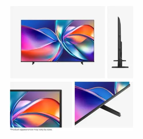Телевизор, Hisense 65" E7Q, 4K Ultra HD 3840x2160, QLED, Quantum Dot, HDR 10+, HLG, Dolby Vision, DTS Virtual X, Smart TV,Light Sensor,WiFi Direct, BT, Anyview Cast, 3xHDMI, 2xUSB, LAN, CI+, DVB-T2/C/S2, Black - image 3