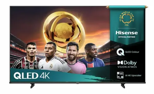 Телевизор, Hisense 65" E7Q, 4K Ultra HD 3840x2160, QLED, Quantum Dot, HDR 10+, HLG, Dolby Vision, DTS Virtual X, Smart TV,Light Sensor,WiFi Direct, BT, Anyview Cast, 3xHDMI, 2xUSB, LAN, CI+, DVB-T2/C/S2, Black