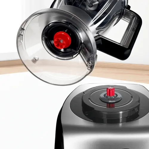 Кухненски робот, BOSCH MC812M844, Food processor, MultiTalent 8, 1250 W, add.Tritan blender, Citrus press, Dough Tool, Whisk, Black -Brushed stainless steel - image 1