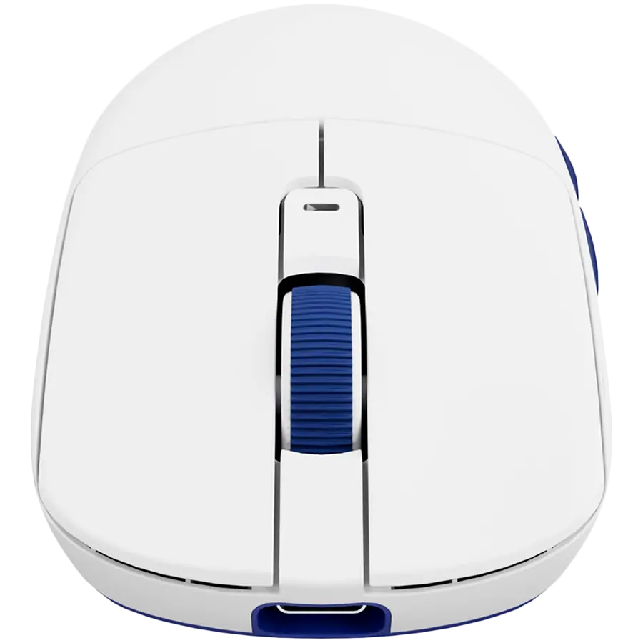 ROYAL KLUDGE M30 White Blue Gaming Mouse PAW 33111K - image 3
