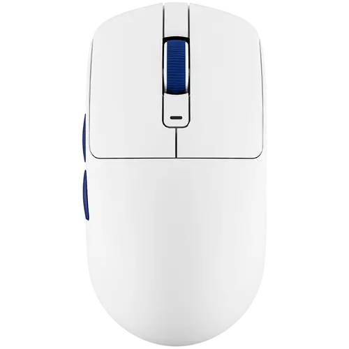 ROYAL KLUDGE M30 White Blue Gaming Mouse PAW 33111K