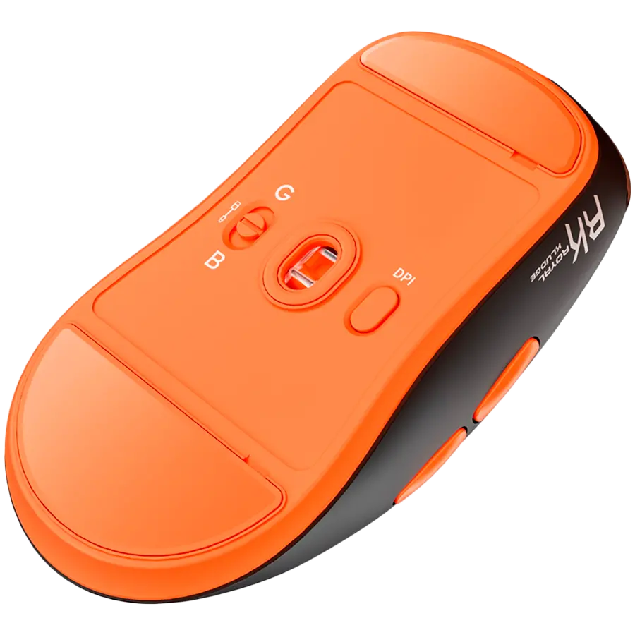 ROYAL KLUDGE M30 Black Orange Gaming Mouse PAW 33111K - image 4