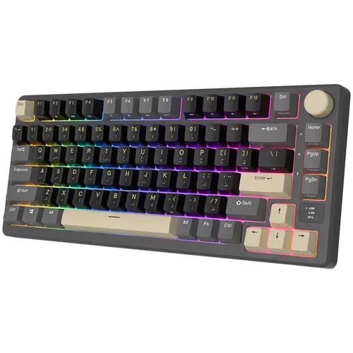 ROYAL KLUDGE RK-M75 Phantom Gaming Keyboard K Silver switch - image 1
