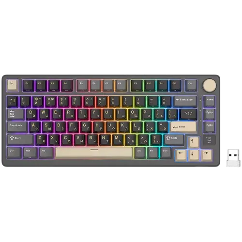 ROYAL KLUDGE RK-M75 Phantom Gaming Keyboard K Silver switch