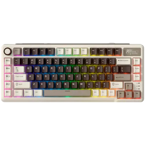 ROYAL KLUDGE RK L75 Mocha Grey Gaming Keyboard Cream switch