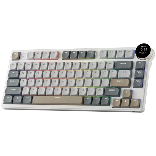 ROYAL KLUDGE RK N80 Pearly Dawn Gaming Keyboard Red switch - image 1
