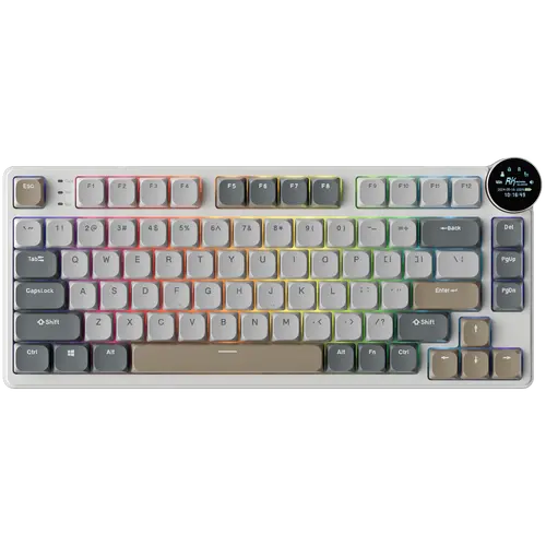 ROYAL KLUDGE RK N80 Pearly Dawn Gaming Keyboard Red switch