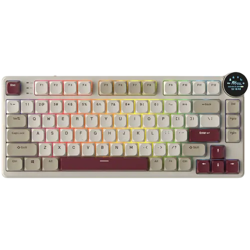 ROYAL KLUDGE RK N80 Rosy Clouds Gaming Keyboard Red switch