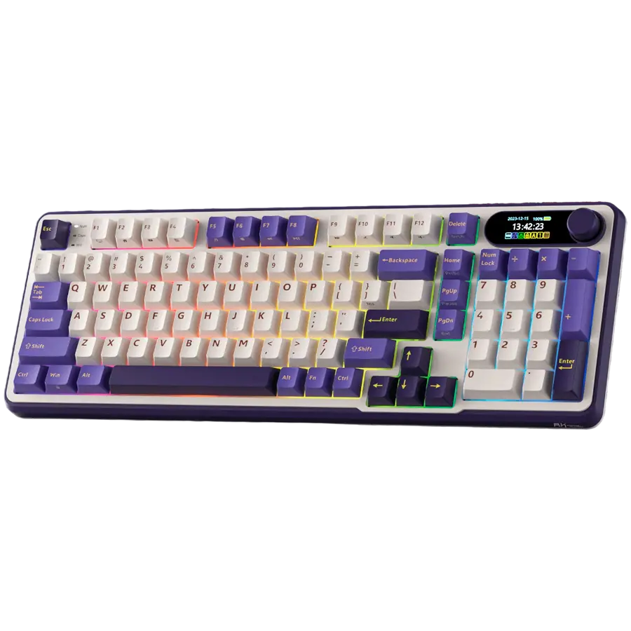 ROYAL KLUDGE RK-S98 Blackberry Mousse Gaming Keyboard Chartreuse switch - image 1