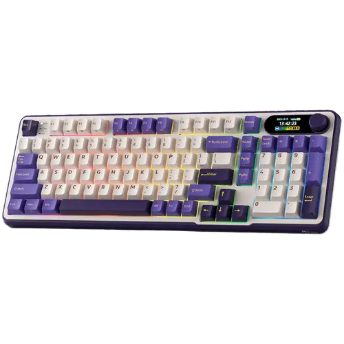 ROYAL KLUDGE RK-S98 Blackberry Mousse Gaming Keyboard Chartreuse switch - image 1