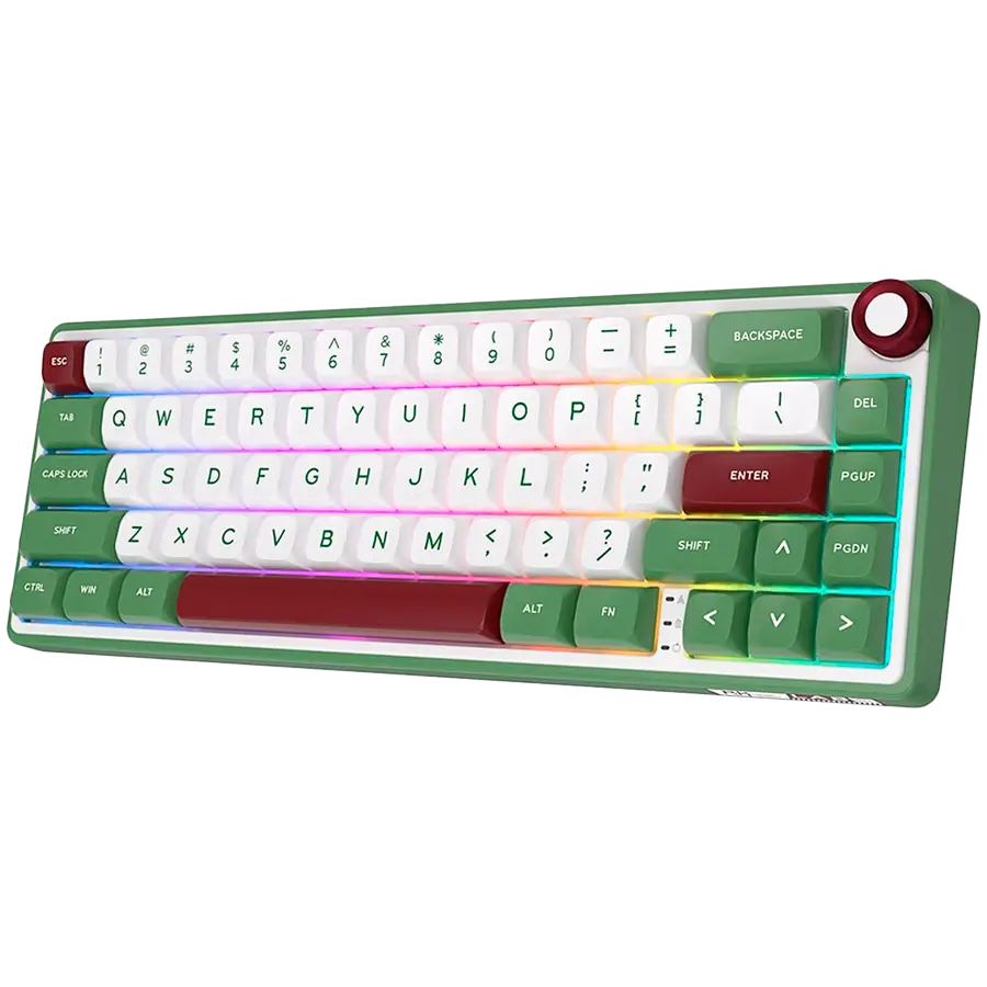 ROYAL KLUDGE R65 Green sand Gaming Keyboard Chartreuse switch - image 1