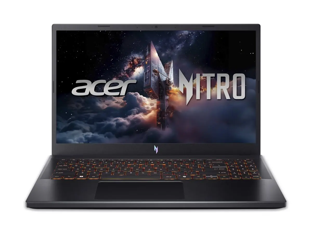 Лаптоп, Acer Nitro V15, ANV15-52-9176,Intel Core i9-13900H(14C/20T, up to 5.40 GHz, 24MB), 15.6" FHD (1920X1080) IPS 165Hz, 16GB DDR4, (1 slot free), 1024GB PCIe NVMe SSD, RTX 5060 8GB GDDR7 572 AI TOPS, WiFi AX, BT.5.2, HD Cam, KB Backlit, Linux , Shale Black