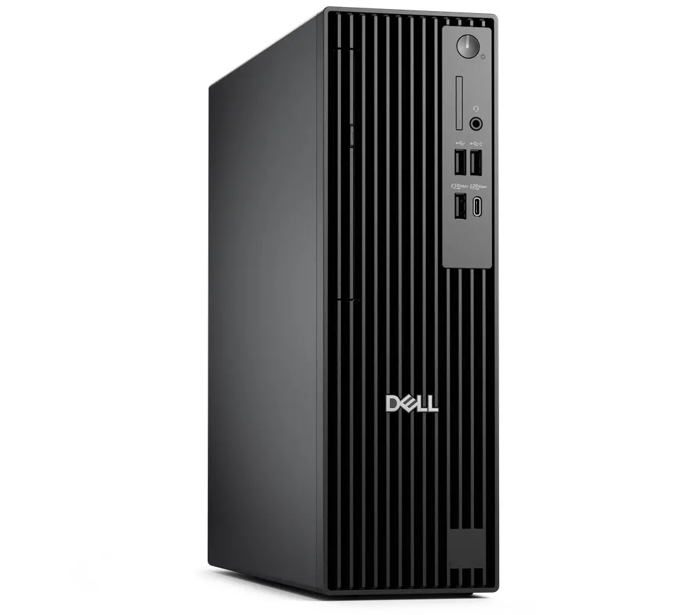 Computer desktop, Dell Pro Slim Plus QBS1250, Intel Core Ultra 5 235 (13 TOPS NPU, 14 nuclee, până la 5.0GHz), 16GB: 1 x 16GB, DDR5, până la 5600