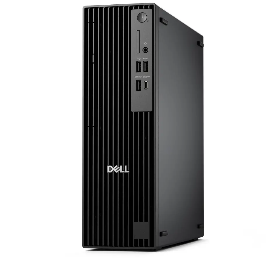 Настолен компютър, Dell Pro Slim Plus QBS1250, Intel Core Ultra 7 265 (13 TOPS NPU, 20 cores,up to 5.3GHz), 16GB: 1 x 16GB, DDR5, up to 5600 MT/s, 512GB SSD TLC, Integrated Graphics, Wi-Fi 6E, Keyboard&Mouse, 260W, Win 11 Pro, 3Y PS - image 1