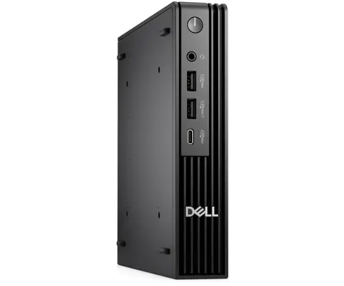 Настолен компютър, Dell Pro Micro Plus QBM1250,Intel Core Ultra 7 265 (13 TOPS NPU, 20 cores, up to 5.3GHz), 16 GB: 1 x 16 GB, DDR5, up to 5600 MT/s, 512GB SSD TLC, Integrated Graphics, Wi-Fi 6E, Bulgarian Keyboard&Mouse, 180W, Ubuntu, 3Y PS