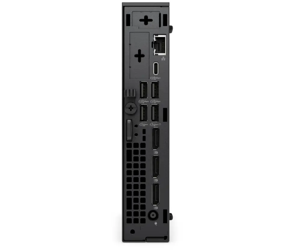 Настолен компютър, Dell Pro Micro Plus QBM1250,Intel Core Ultra 7 265 (13 TOPS NPU, 20 cores, up to 5.3GHz), 16 GB: 1 x 16 GB, DDR5, up to 5600 MT/s, 512GB SSD TLC, Integrated Graphics, Wi-Fi 6E, Keyboard&Mouse, 180W, Win 11Pro, 3Y PS - image 1