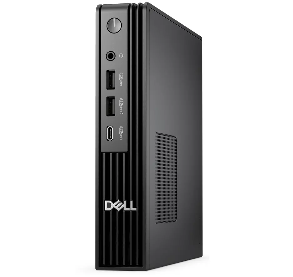 Настолен компютър, Dell Pro Micro Plus QBM1250,Intel Core Ultra 7 265 (13 TOPS NPU, 20 cores, up to 5.3GHz), 16 GB: 1 x 16 GB, DDR5, up to 5600 MT/s, 512GB SSD TLC, Integrated Graphics, Wi-Fi 6E, Keyboard&Mouse, 180W, Win 11Pro, 3Y PS - image 2