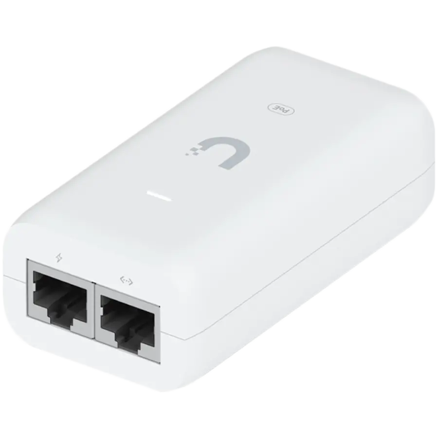 PoE Инжектор Ubiquiti U-PoE, 48V, 15W, 0.32A