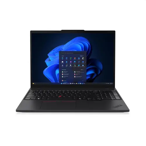 Лаптоп, Lenovo ThinkPad T16 G4 Intel Core Ultra 7 255U, 12C (up to 5.2GHz, 12MB), 32GB(2x16) DDR5-5600, 1TB SSD, 16" WUXGA (1920x1200) IPS AG, Intel Graphics, 5MP&IR, Backlit KB, WLAN, BT, SCR, FPR, 4 cell, Win11Pro, 3Y Premier