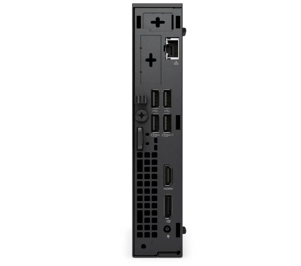 Настолен компютър, Dell Pro Micro QCM1250, Intel Core Ultra 5 235T (13 TOPS NPU, 14 cores, up to 5.0GHz), 16 GB: 1 x 16 GB, DDR5, up to 5600 MT/s, 512GB SSD, Integrated Graphics, Wi-Fi 6E, Keyboard&Mouse, 90W, Ubuntu, 3Y PS - image 2