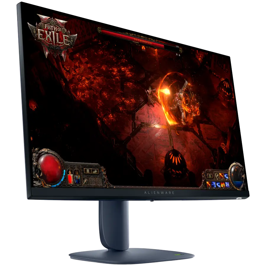 Monitor LED Alienware AW2725DM 27" 2560x1440, QHD, 180Hz, Fast IPS AG, 16:9, 1000:1, 400 cd/m2, 2ms/1ms, 178/178, 95% DCI-P3, DP 1.4, 2xHDMI 2.1, 1xUSB-B, 2xUSB-A, Flicker-free, Tilt, Swivel, Pivot, Height Adjust (11cm), G-SYNC, FS Pr. HDR400, 3Y - image 1