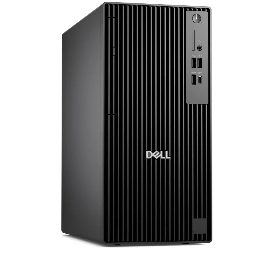 Настолен компютър, Dell Pro Tower Plus QBT1250, Intel Core Ultra 5 235 (13 TOPS NPU, 14 cores, up to 5.0GHz), 16GB: 1 x 16GB, DDR5, up to 5600 MT/s, 512GB SSD, Integrated Graphics, 8x DVD+/-RW, Keyboard&Mouse, 260W, Ubuntu, 3Y PS