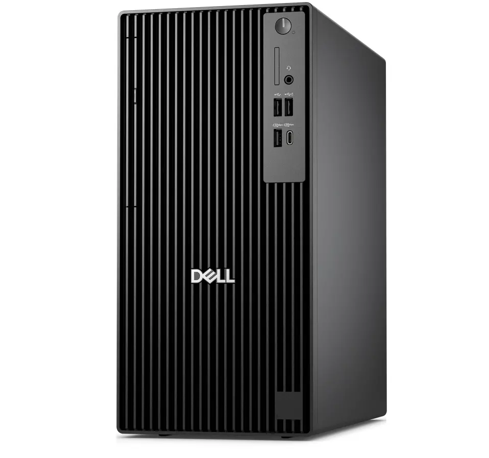 Настолен компютър, Dell Pro Tower Plus QBT1250, Intel Core Ultra 5 235 (13 TOPS NPU, 14 cores, up to 5.0GHz), 16GB: 1 x 16GB, DDR5, up to 5600 MT/s, 512GB SSD, Integrated Graphics, 8x DVD+/-RW, Keyboard&Mouse, 260W, Ubuntu, 3Y PS - image 1