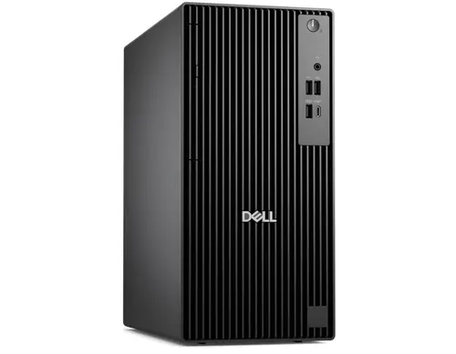 Настолен компютър, Dell Pro Tower QCT1255, AMD Ryzen 5 PRO 8600G (16 TOPS NPU, 6 cores, up to 5.0GHz, 16 GB: 2 x 8 GB, DDR5, up to 4800 MT/s, 512GB SSD, Integrated Graphics, 8x DVD+/-RW, Bulgarian Keyboard&Mouse, 180W, Ubuntu, 3Y PS