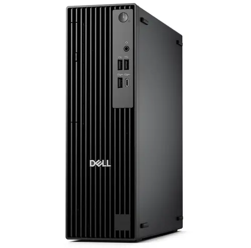 Настолен компютър, Dell Pro Slim QCS1255, AMD Ryzen 7 8700G (16 TOPS NPU, 8 cores, up to 5.1GHz), 16 GB: 2 x 8 GB, DDR5, up to 4800 MT/s, 512GB SSD, Integrated Graphics, Wi-Fi 6, Bulgarian Keyboard&Mouse, 180W, Win 11 Pro, 3Y PS - image 1