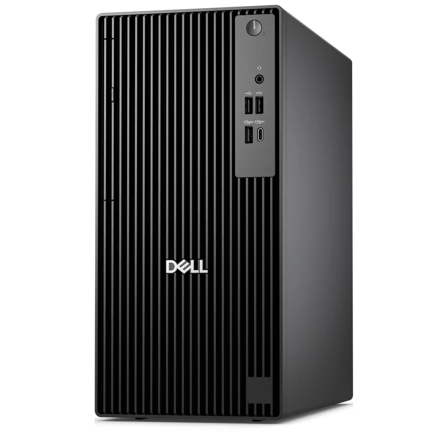 Настолен компютър, Dell Pro Tower QCT1255, AMD Ryzen 7 PRO 8700G (16 TOPS NPU, 8 cores, up to 5.1GHz), 16 GB: 2 x 8 GB, DDR5, up to 4800 MT/s, 512GB SSD, Integrated Graphics, 8x DVD+/-RW, Keyboard&Mouse, 180W, Win 11 Pro, 3Y PS - image 1