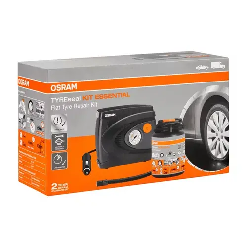КОМПЛЕКТ КОМПРЕСОР И ЛЕПИЛО OTSK6ESN KIT TYRESEAL OSRAM - image 1