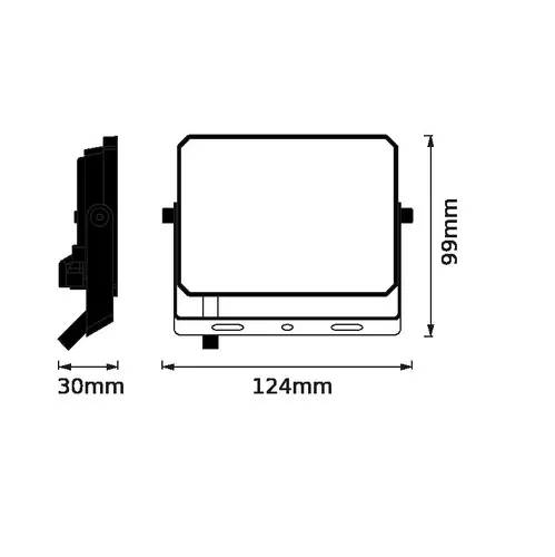 LED ПРОЖЕКТОР FLOODLIGHT LUX 20W 840 BLACK OSRAM LEDVANCE - image 3