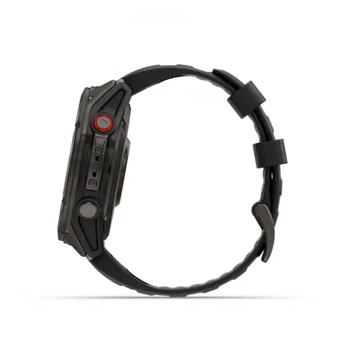 Garmin fēnix® 8 Pro – 51 мм, AMOLED - fēnix® 8 Pro – 51 мм, AMOLED, Sapphire - Carbon grey DLC titanium с Black/pebble grey силиконова каишка 010-03199-01 - image 3