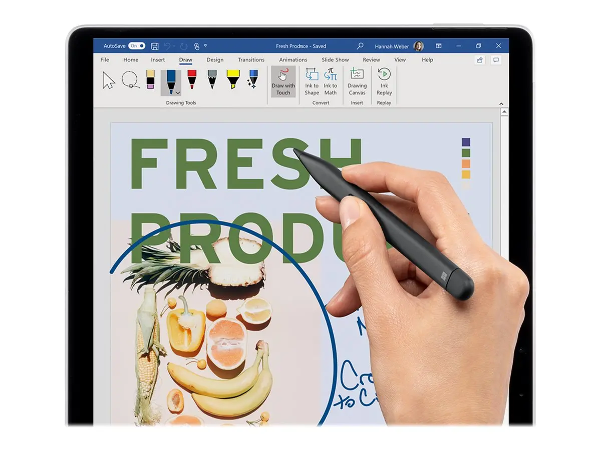 Писалка за таблет и смартфон, Microsoft Slim Pen 2 DE Hdwr Commercial Black Pen - image 9